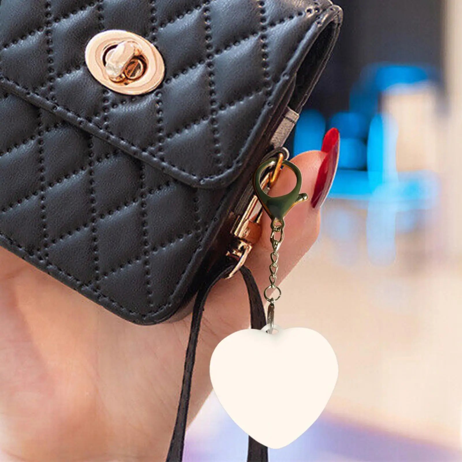 Purse Lights LED Purse Light Touch Activated Romantic Heart-Shaped Lamp No Glare with High Brightness for Traveling Camping Oasis Select