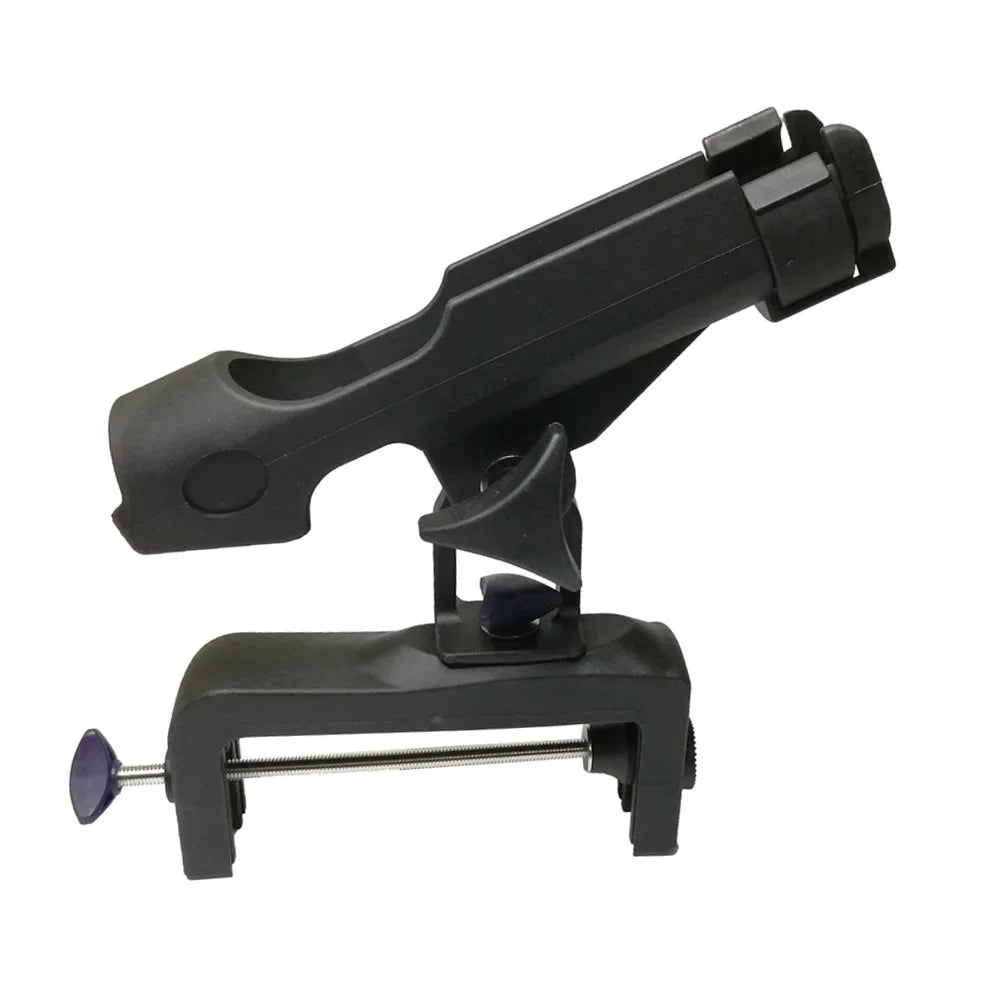 Clamp on Removable Yacht Kayak Canoe Fishing Rod Rack Holders Support Pole stand Bracket 360 Degree Rotatable Oasis Select