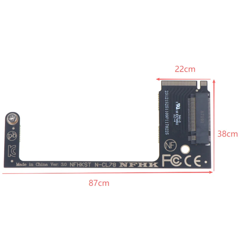 For MSI Claw 8 AI+ Claw7 SSD Adapter Handheld Conversion 2230 To 2280 4T M2 NVME SSD Expansion Board Adapter Riser Card Oasis Select