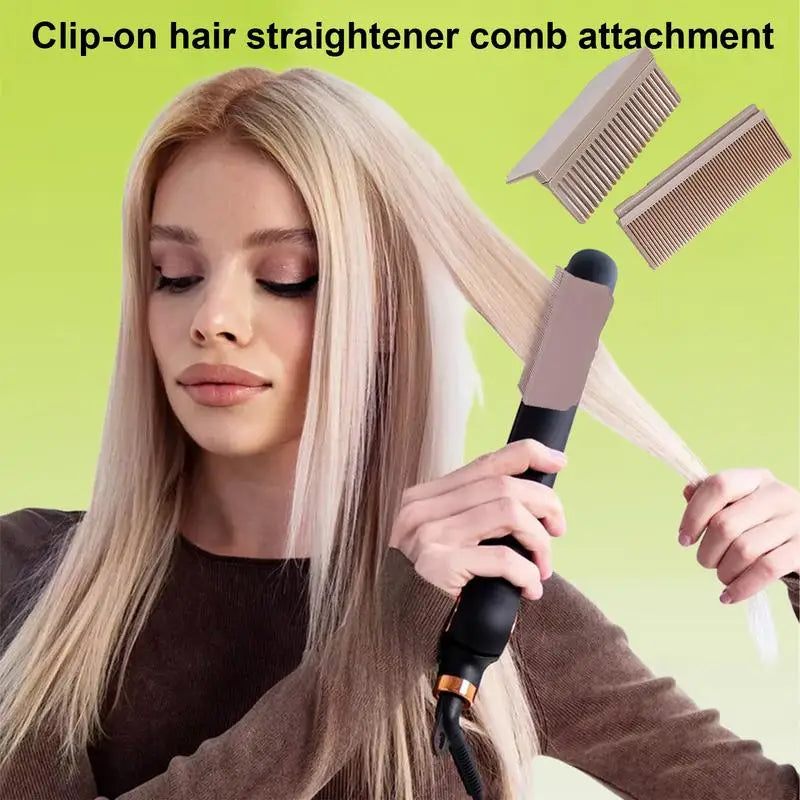 2025 new Women Straightening Comb Attachment Fit Hair Straightening Flat Iron Convenient Travel And Home Hair Styling Tool Oasis Select
