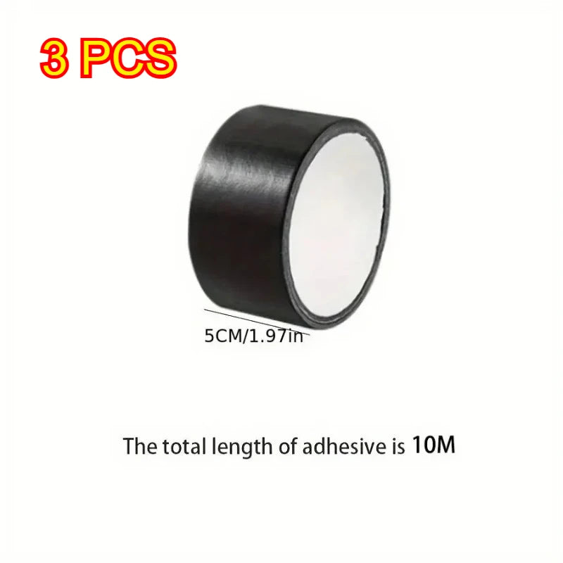 1roll Super Adhesive Fabric Duct Tape,Electric Bicycle Seat Repair, Tarpaulin Repair,tent Repair,blocks Water and Leaves No Glue Oasis Select 5cmx10M-3PCS 1mm