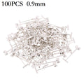 100Pcs 0.9mm Floor Wall Replace Steel Needle Nail For Tile Leveling System Ceramic Leveler Construction Tools Oasis Select 0.9mm 100pcs