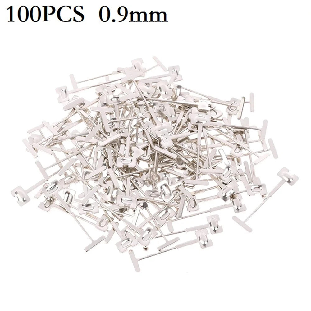 100Pcs 0.9mm Floor Wall Replace Steel Needle Nail For Tile Leveling System Ceramic Leveler Construction Tools Oasis Select 0.9mm 100pcs