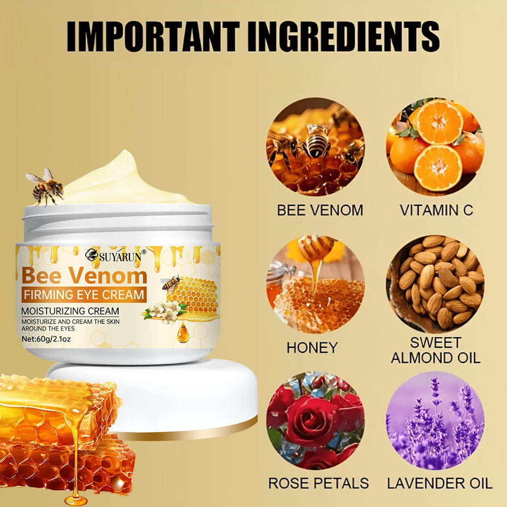 SUYARUN Vitamin C & Honey Eye Cream – Hydrating Anti-Aging Eye Cream Oasis Select
