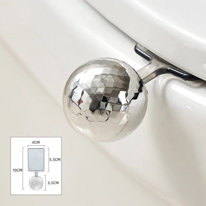 Toilet Lid Lifter Set Self-Adhesive Toilet Seat Lifter Avoid Touching Toilet Cover Handle Bathroom Accessories For Office Home Oasis Select A-1PCS