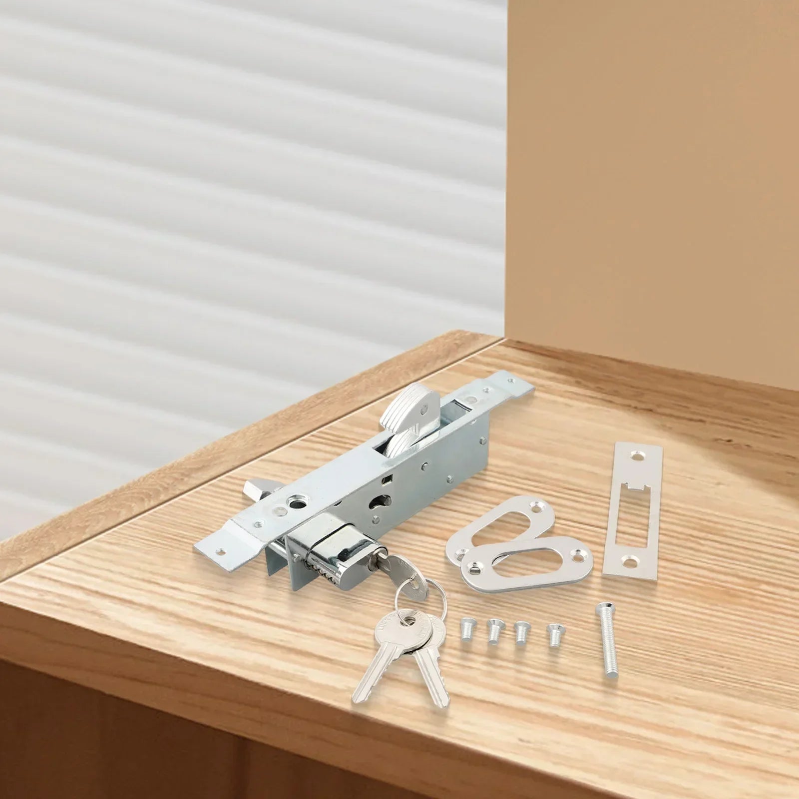 Door Hook Lock Sliding Door Lock Replacement Security Lock With Keys For kitchen Balcony Accessories for 35-55MM Door Width Oasis Select