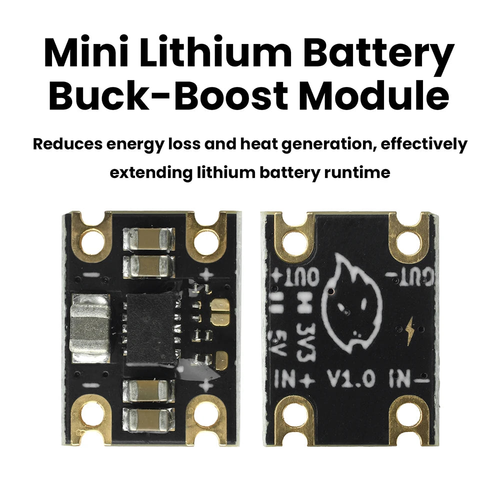 TPS63802 Mini Lithium Battery Buck-Boost Module DC 1.8-5.5V Input 2A/1A 3.3/5V Buck Boost Output Battery Buck Boost Module Oasis Select