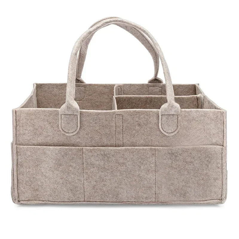 Children's Felt Diaper Storage Bag Baby Miscellaneous Toys Diapers Large Capacity Felt Diaper Bag Oasis Select