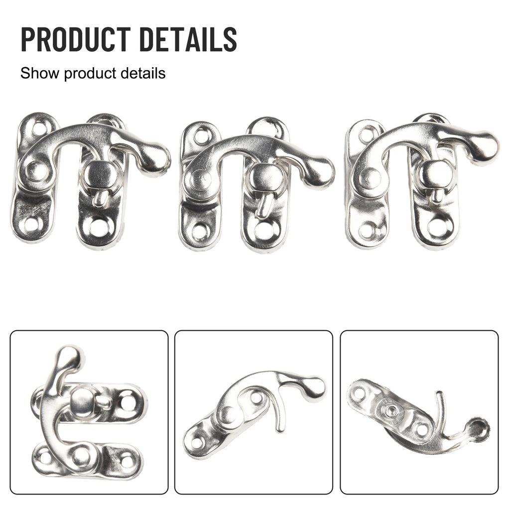 30-Pack Toggle Hasp Latch Clasps for Wooden Boxes – Gold, Bronze Box Hasp Latches Oasis Select
