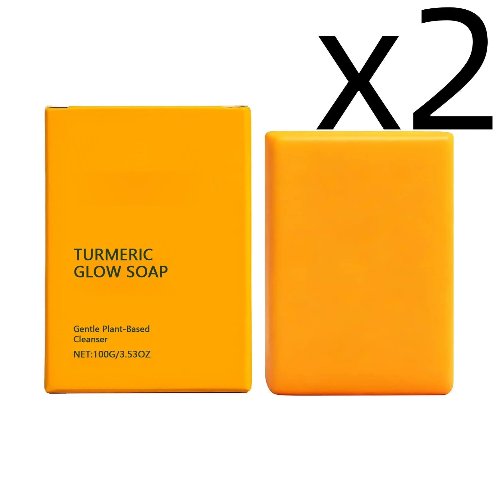 Turmeric Body Soap – Deep Clean, Moisturizing, Skin Barrier Body Cleansing Soap Oasis Select 100g Boxed X 2PCS