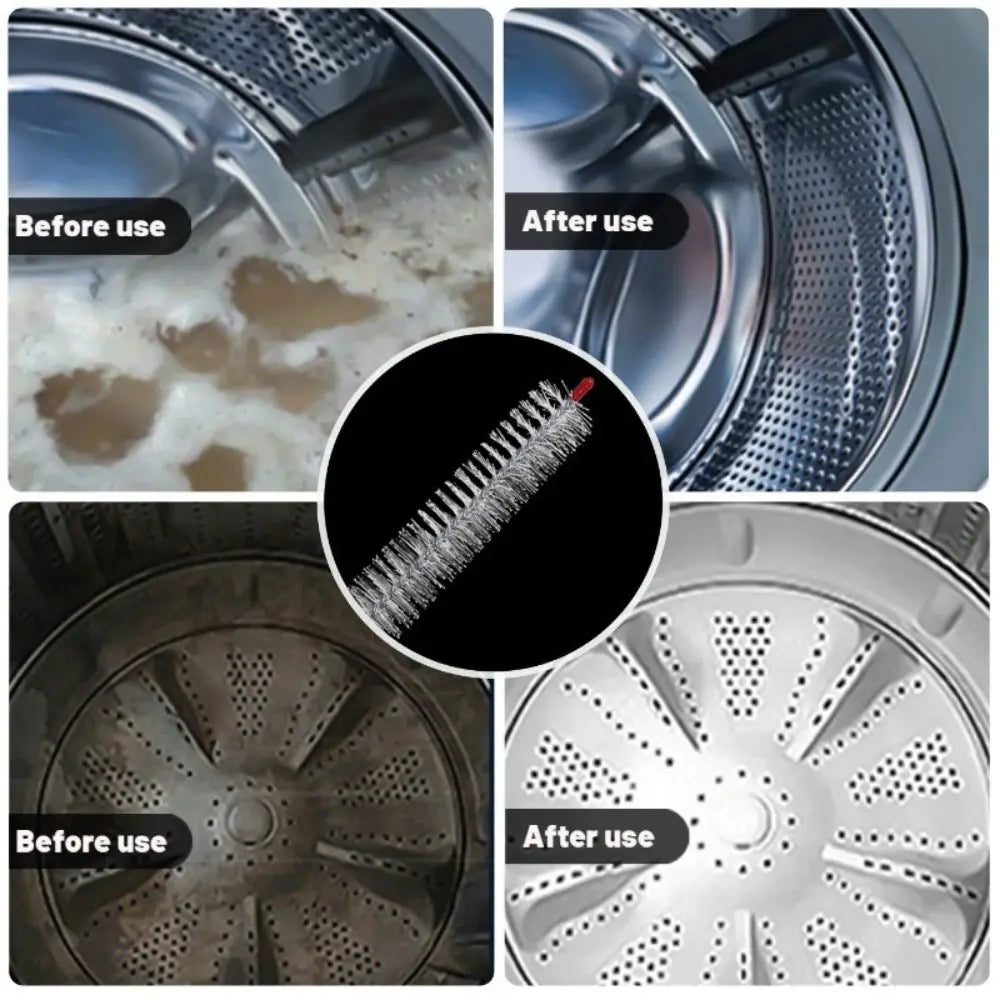 New Universal Washing Machine Brush Decontamination Detachable Inner Barrel Crevice Brushes Long Handle Bathroom Washing Tool Oasis Select