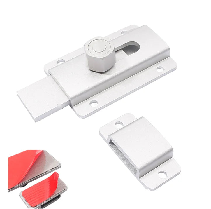 For Home Bedrooms Warehouse Door Lock Aluminum Alloy Lock 7.6cmx3.2cm 2.99inchx1.26inch Thick And Reinforced Base Oasis Select