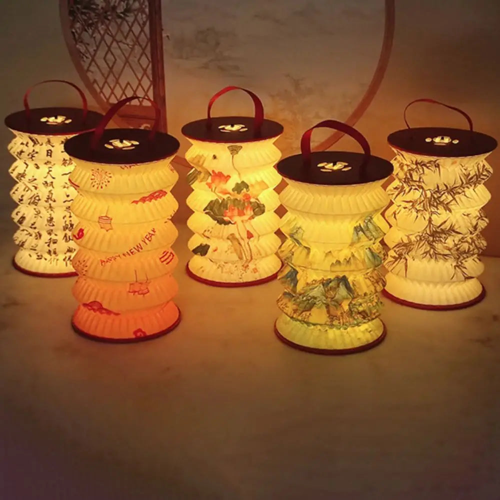 Foldable Chinese Paper Lantern | Mid-Autumn Festival Decor Decorative Paper Lantern Oasis Select