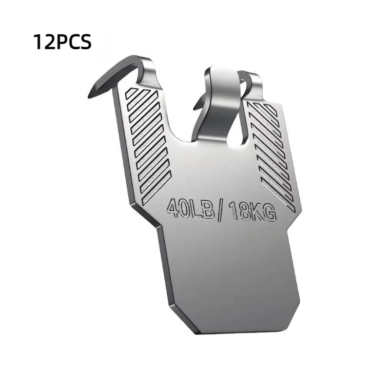 Decor Solution Package: 8/10/12/15/20/40Pcs Wall Hooks - Perfect for Hanging Picture, Mirror, Photos & Posters in Office Room Oasis Select A3
