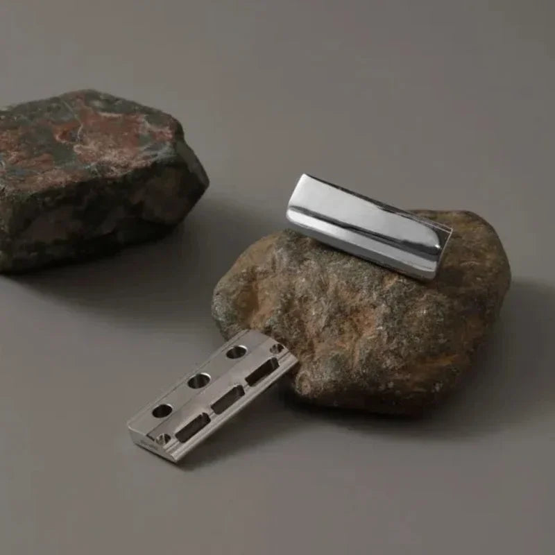 YAQI Tachi Stainless Steel Safety Razor Head Single Edge Polished 1.0mm Gap 34mm Length for Smooth Shaving ﻿ Oasis Select
