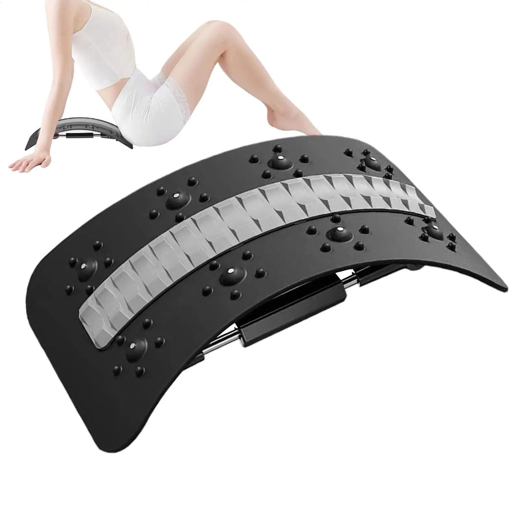 Back Stretcher Waist Support Relieving Board Adjustable Back Stretcher Massager Back Stretcher forBack Pain Relief Cracker Board Oasis Select