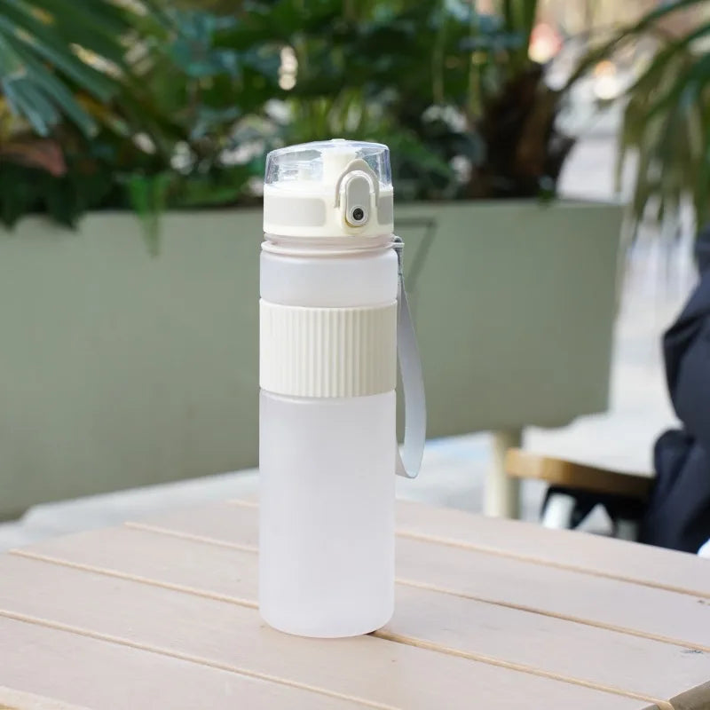 530ml BPA-Free Plastic Water Bottle with Lid and Strap - for Hiking, Fitness, and Casual Use Durable Water Container Bottle Oasis Select 530ml WHITE