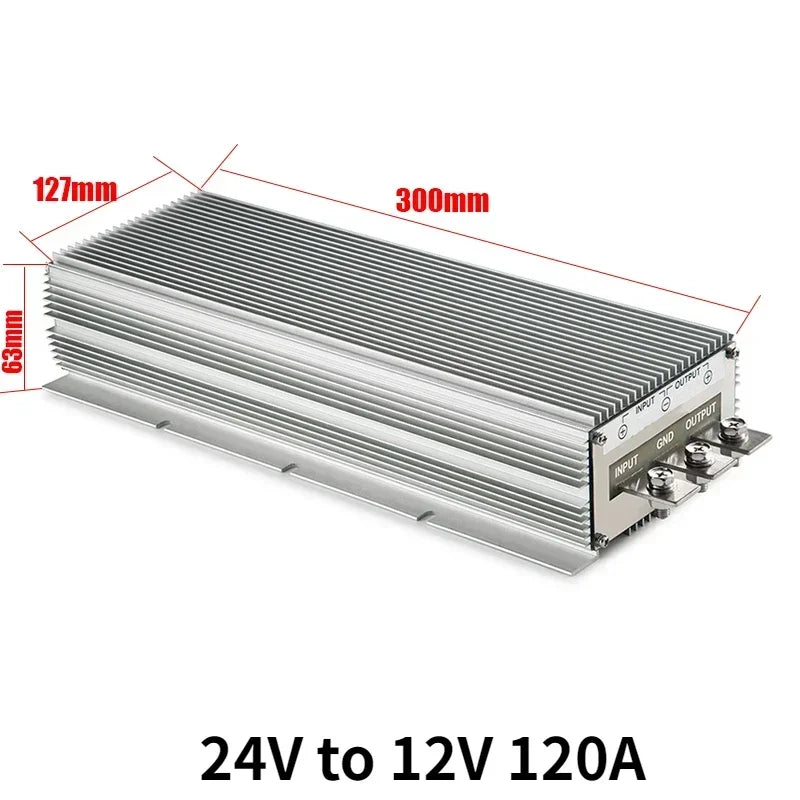 24 Volt to 12 Volt 24V to 12V 85A-300A Step Down Converter Voltage Regulator DC/DC Buck Transformer Power Supply CE Waterproof Oasis Select 24V to 12V 120A 24V 12V