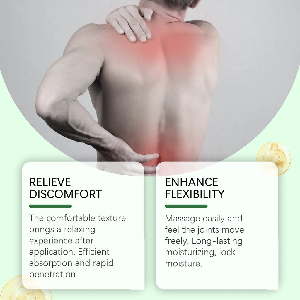 Relaxing Leg Cream Relieve Joint Bone Discomfort Edema Removal Relax Muscle Improves Vitality Moisturizing Joint Soothing Cream Oasis Select
