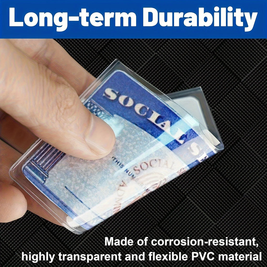 5/10/20pcs transparent card holders, for social security cards/new health insurance cards/SSN cards/credit card holders ... Oasis Select