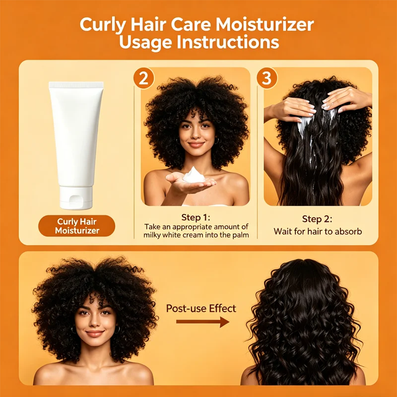 7-in-1 Curl Defining Cream – Batana Oil & Keratin Anti-Frizz