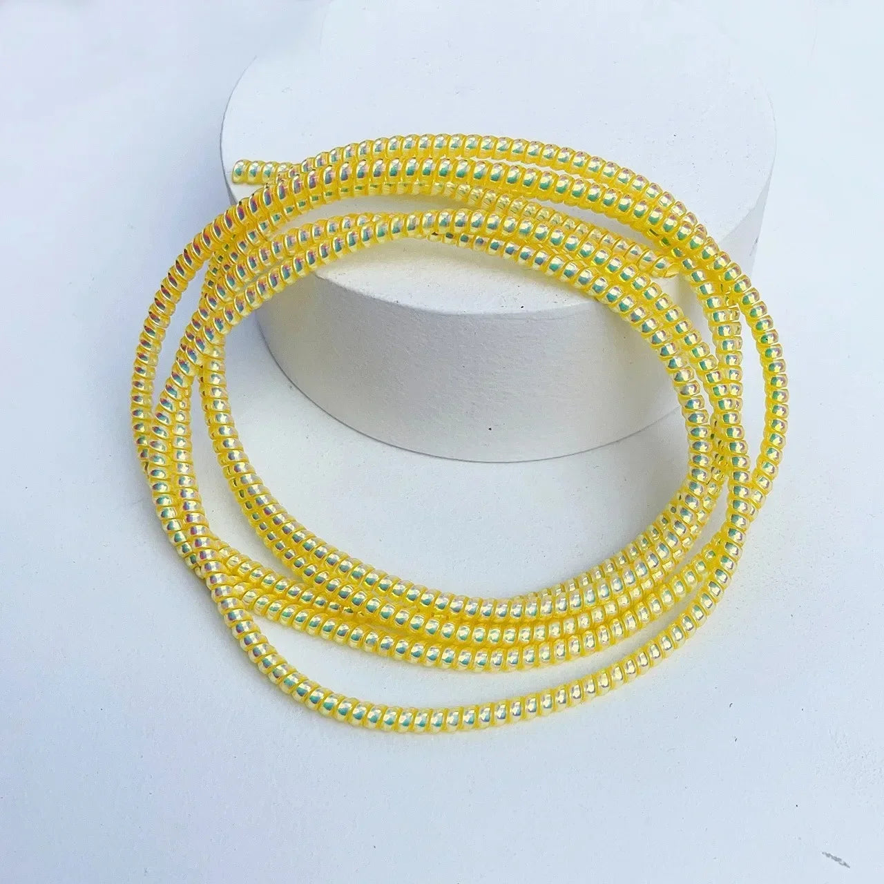 2/1Pcs 1.6M Laser Cable Protectors Spiral Data Cable Organizer Wrap Universal Phone Charger Cord Saver Sleeve Oasis Select yellow