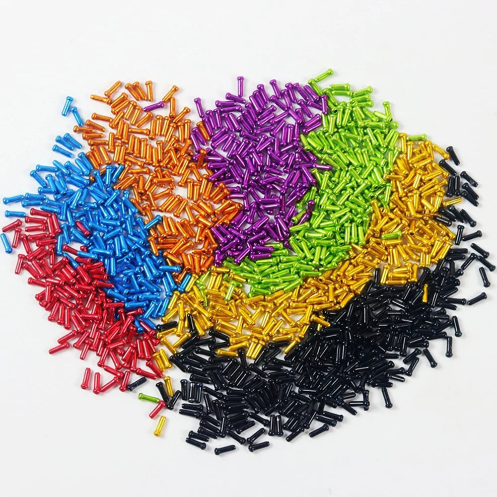 50pcs Bike Bicycle Brake Shifter Inner Cable Tips Wire End Cap Crimps For Bicycle Brake Cables And Shift Cables Oasis Select