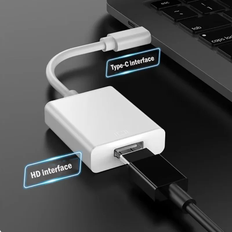 USB C Type C to HDMI-Compatible Adapter Splitter Cable 4K HDMI Cable Connector For MacBook Pro Air iPad HUAWEI Lenovo PC Laptop Oasis Select