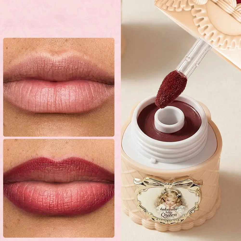 Strawberry Cupid Cake Lip Cream,Long Lasting Matte Lipstick,Hydrating Lip Stain,Transfer & Smudge-Proof Velvet Liquid Lipstick Oasis Select