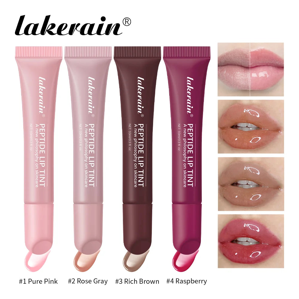 10ml Mirror Lip Glaze Moisturizes Jelly Lip Enrichment Oil Lasting Water Light Glass Lip Oil Remove Line Lip Protection Serum Oasis Select