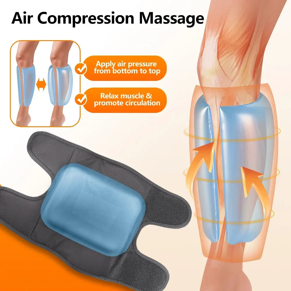 Hailicare Air Compression Calf Massager with Heat | 4 Modes
