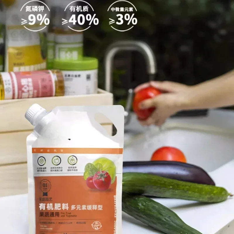500G special organic fertilizer for fruits and vegetables general-purpose slow-release fertilizer for household vegetable growin Oasis Select