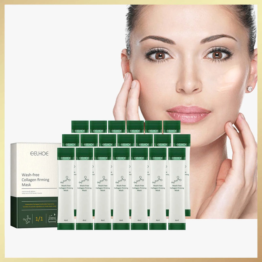 Eelhoe 20-Pack Collagen Sleeping Mask – Anti-Aging Firming Sleeping Face Mask Oasis Select