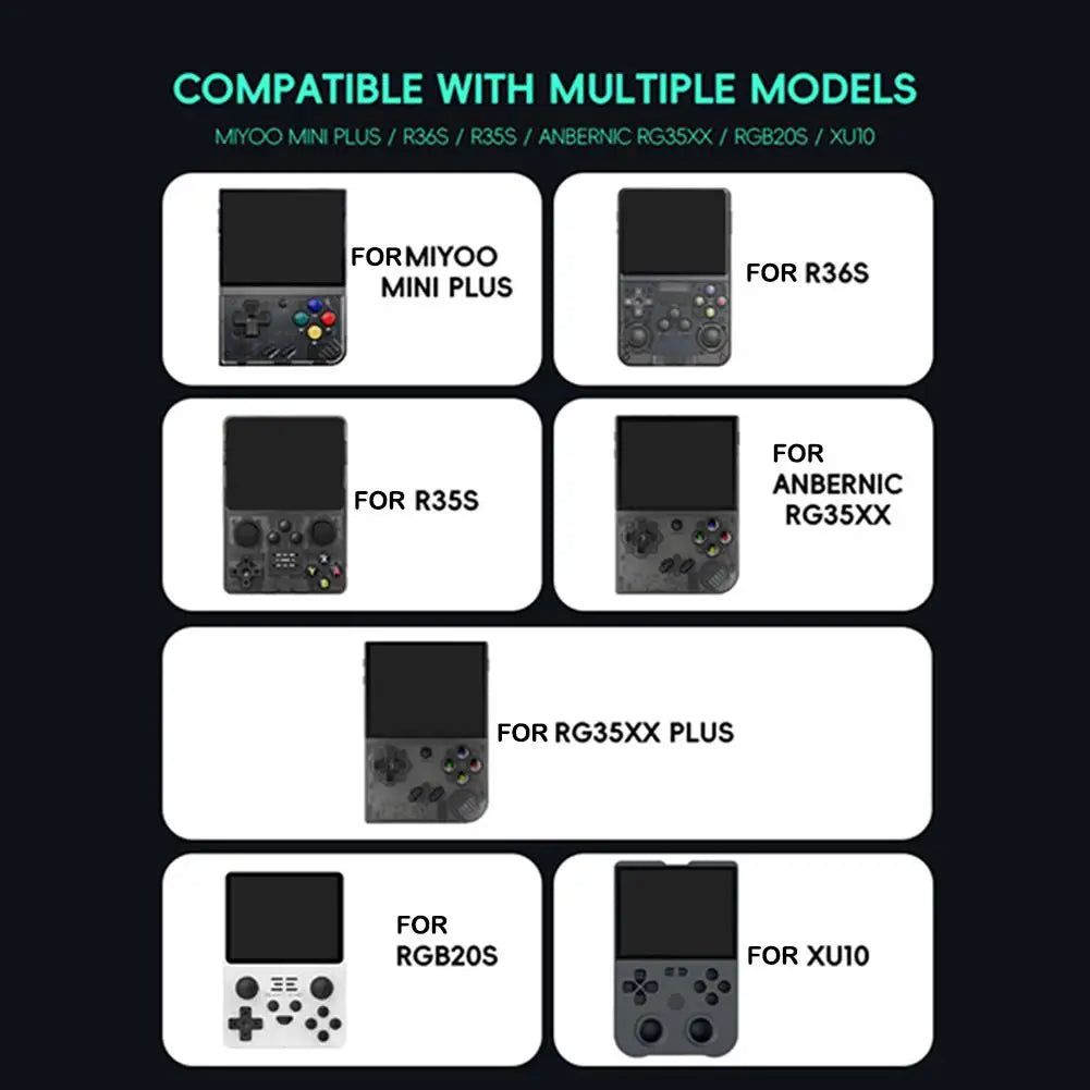 Waterproof EVA Bag for MIYOO Mini Plus, ANBERNIC RG35XX & More