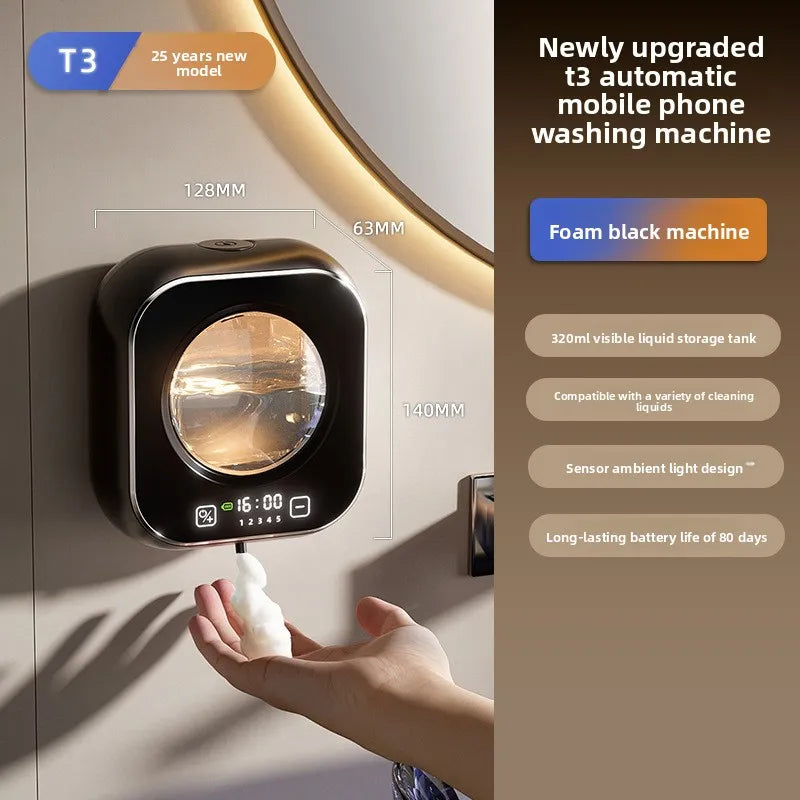 GUOHE Touchless Foam Soap Dispenser – Wall Mount, USB-C