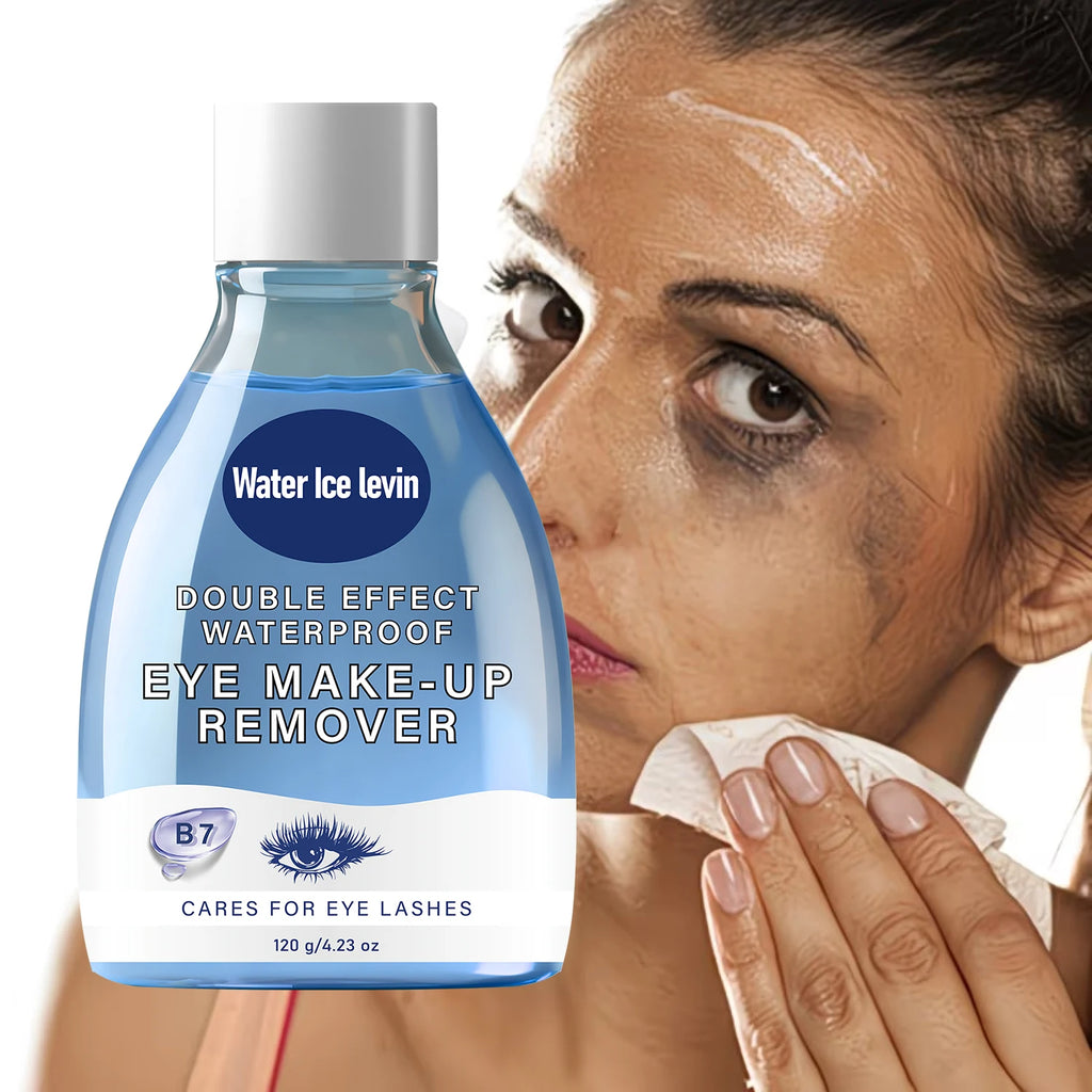 Double Effect Eye Makeup Remover with B7 & Collagen, Gentle on Lashes & Waterproof Oasis Select