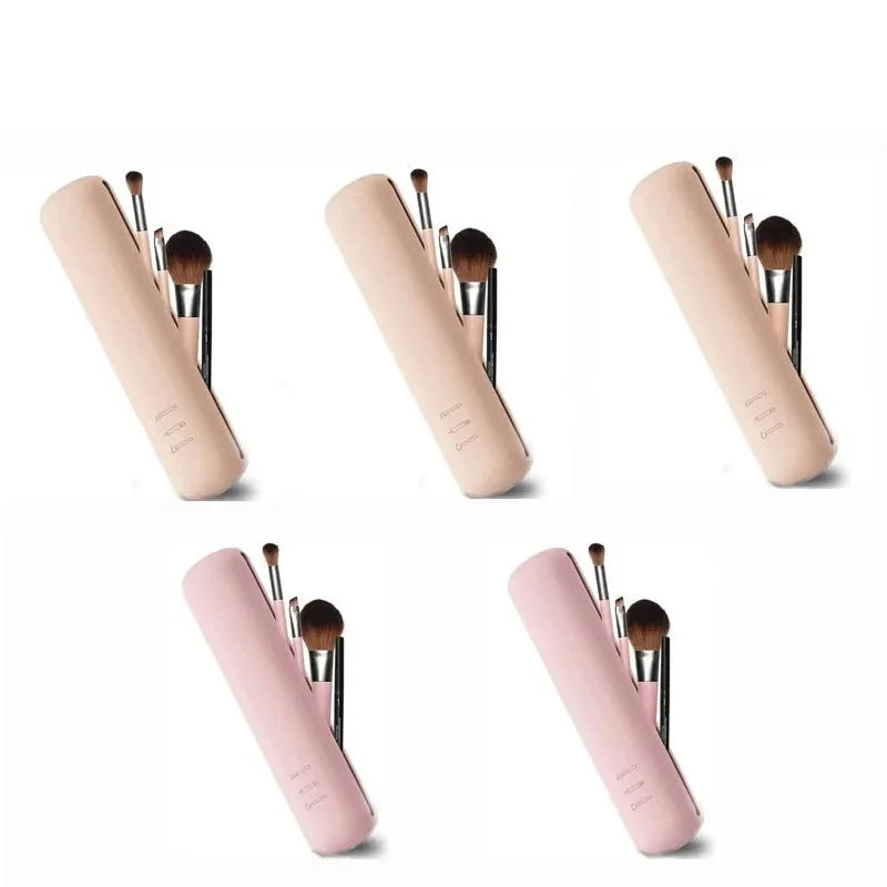 1 Silicone Brow Pencil Case Makeup Brush Eyeshadow Storage Dust-proof
