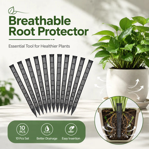 10Pcs Plant Aeration Tubes for Pots Root Rot Prevention Prevent Overwatering for Healthy Roots Wet-dry Cycle gardening Tools Oasis Select