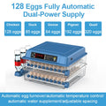 128 Eggs Fully Automatic Incubator With Drawer Type Mini Poultry With Automatic Waterbed Replenishment And Temperature Control Oasis Select 128 Eggs 220V AU Plug