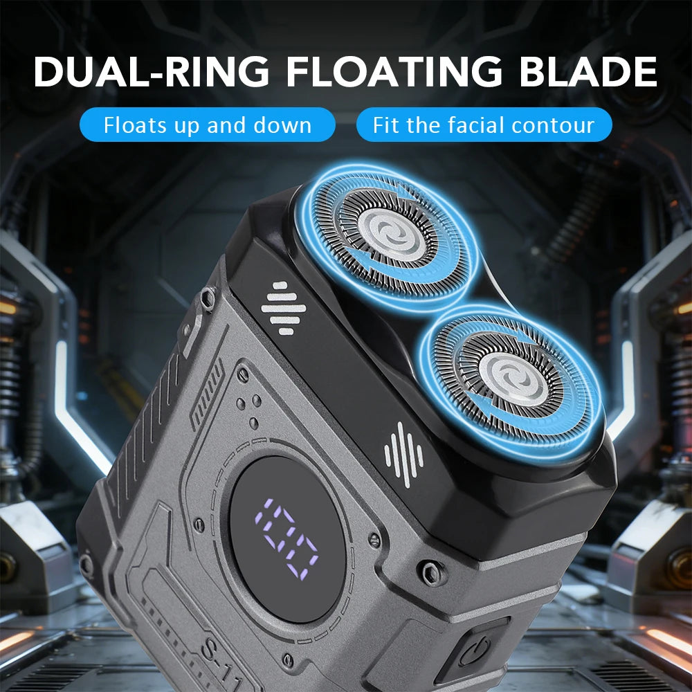 AFDEAL Mini Electric Shaver for Men | USB Rechargeable Travel Razor