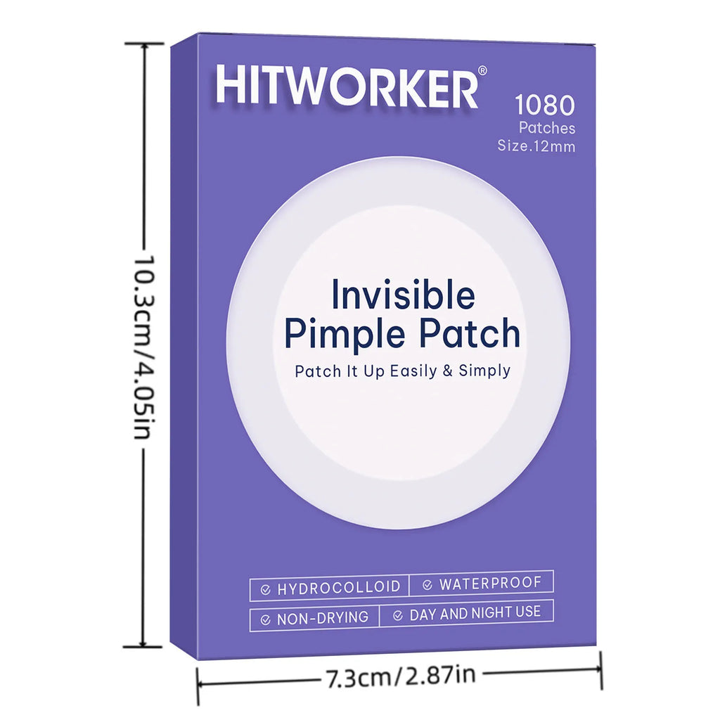 1080/720pcs/box acne patch - alcohol free, used to absorb acne secretions, gentle and non irritating, essential for acne care Oasis Select