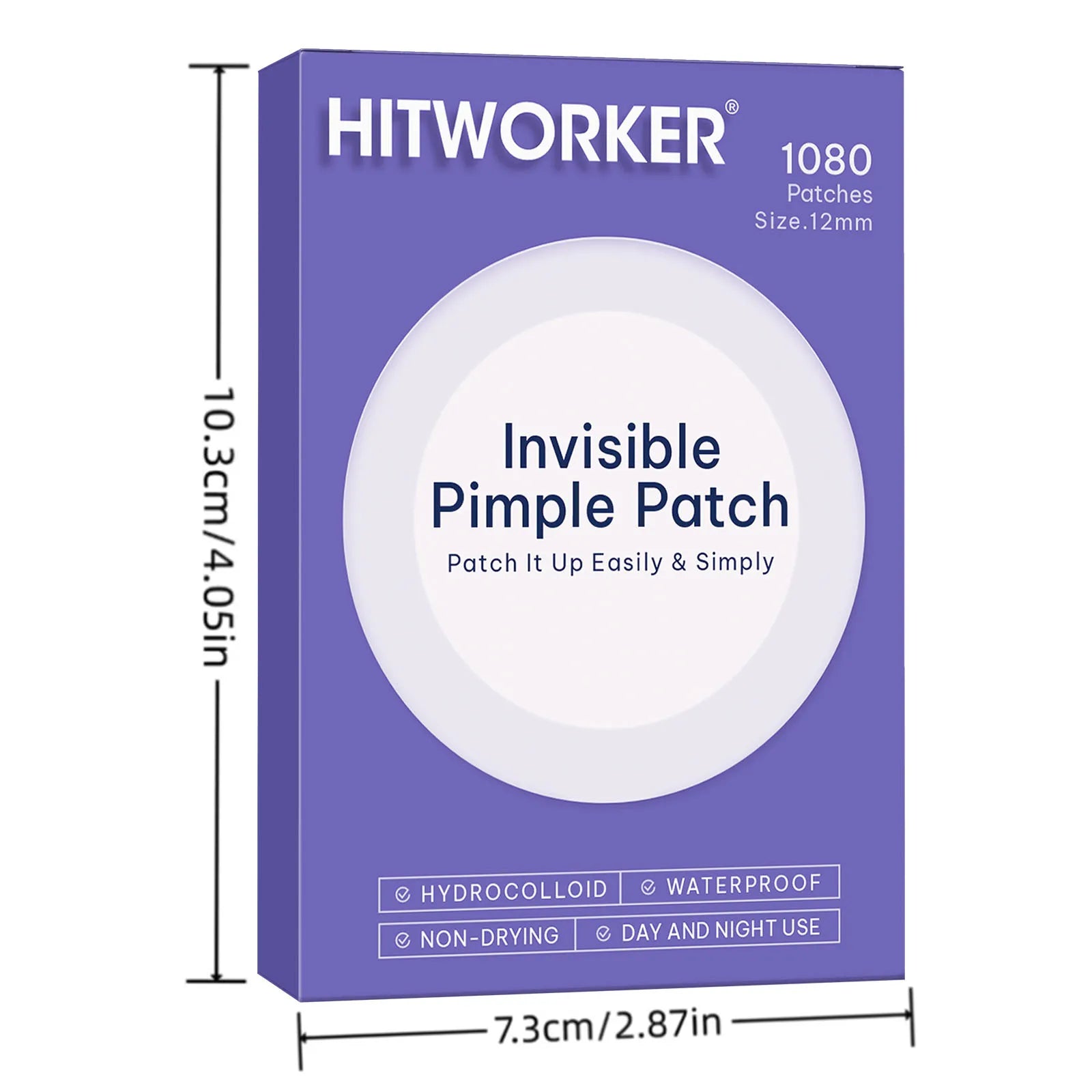 1080/720pcs/box acne patch - alcohol free, used to absorb acne secretions, gentle and non irritating, essential for acne care Oasis Select