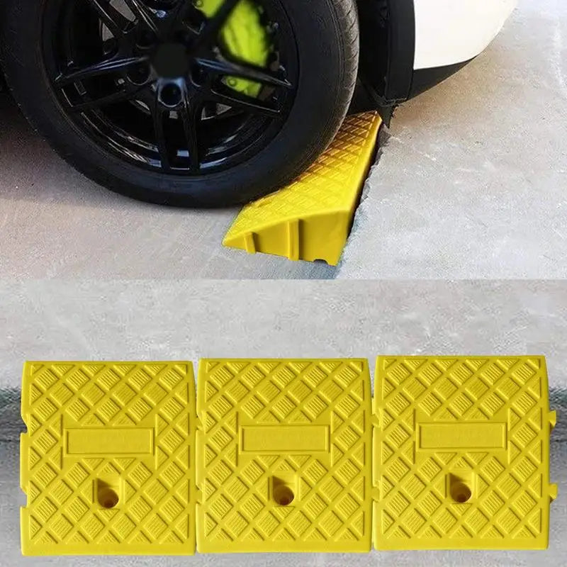 Driveway Curb Ramps for Cars Heavy Duty PVC Ramps for Driveway Lightweight Threshold Ramp for Driveway Loading Dock Sidewalk Oasis Select