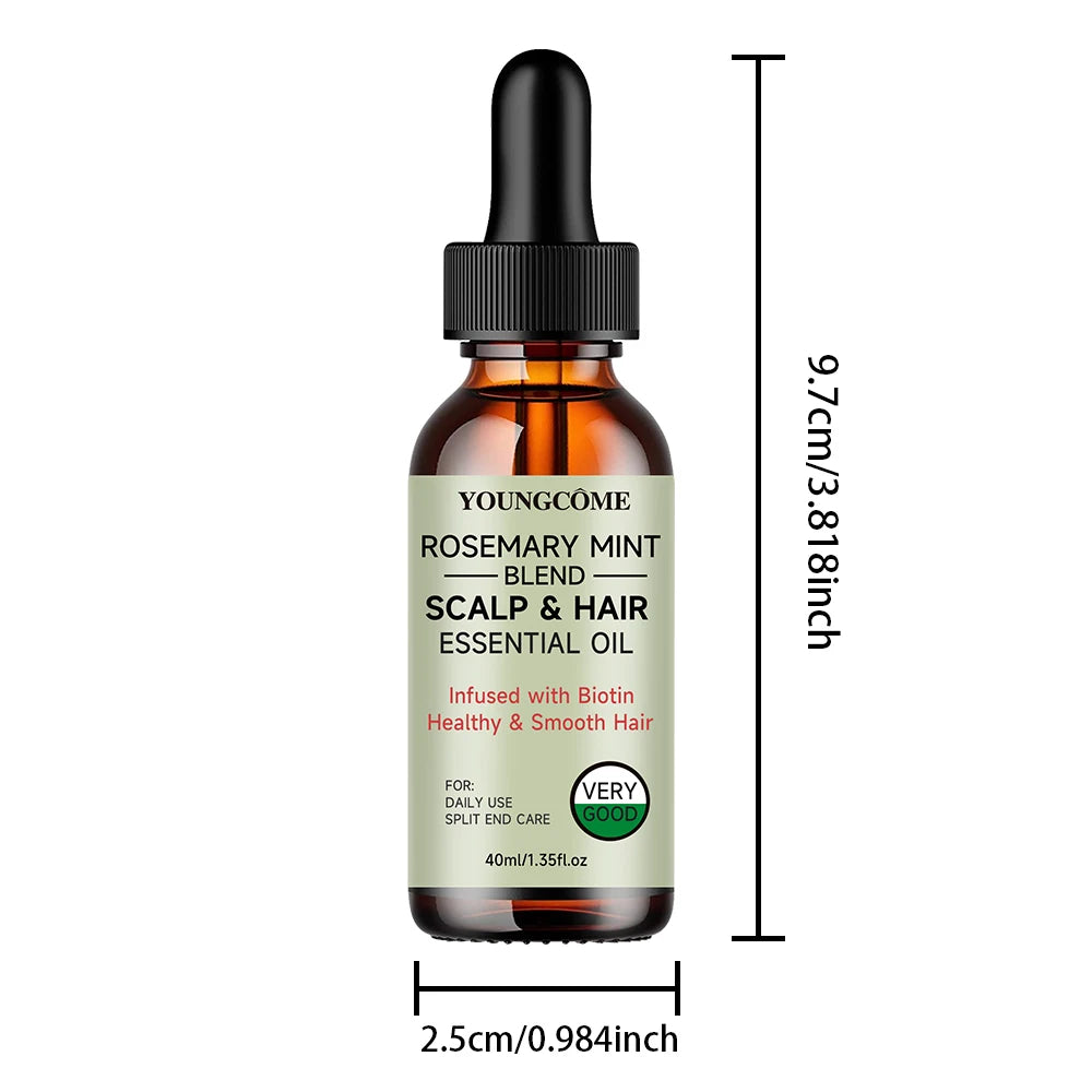 Rosemary Mint Hair Growth Oil – Nourishing Hair Treatment