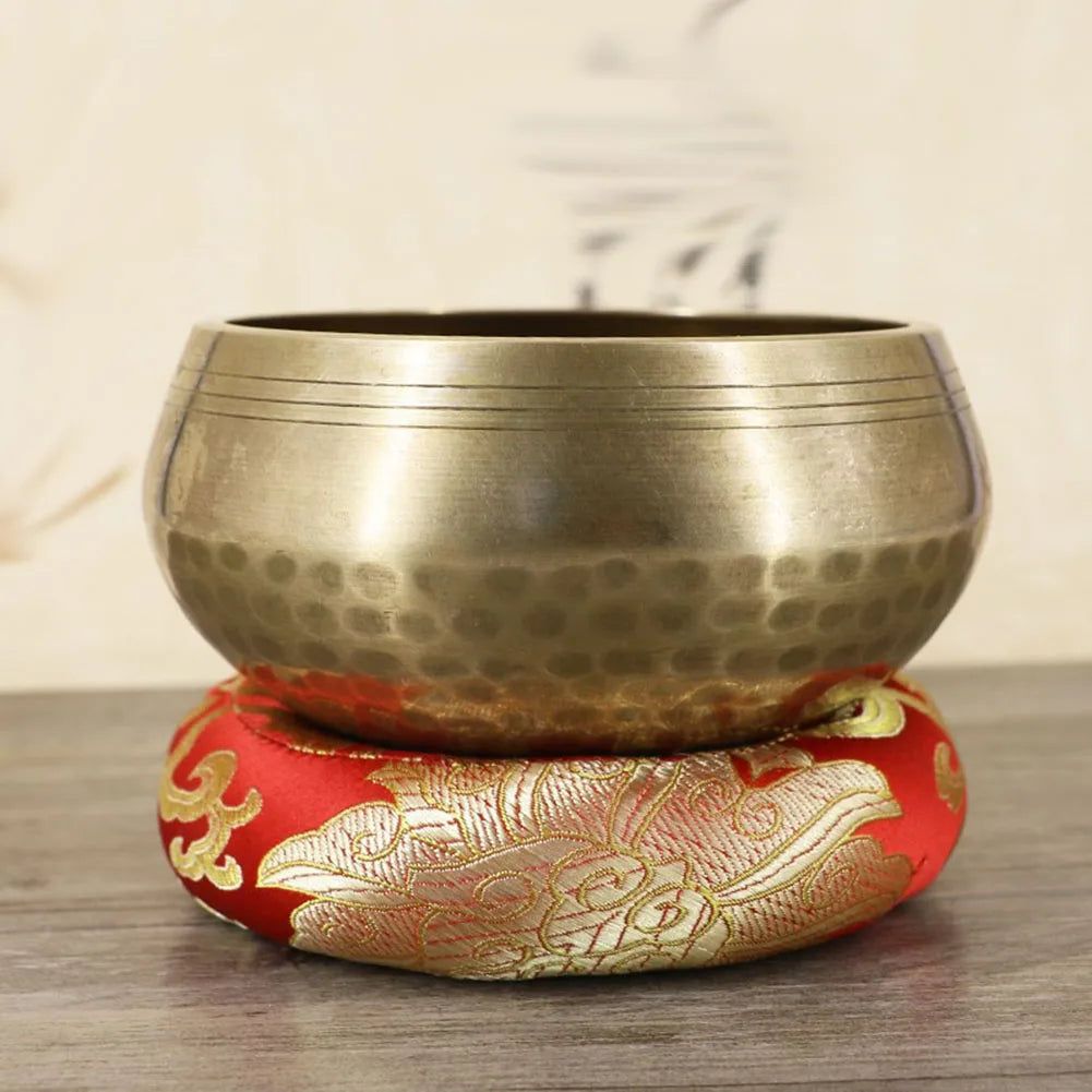 Silk Brocade Cushion Pillow For Yoga Tibetan Singing Bowl Mat Meditation Ring Cushion Buddhism Products Sound Bowl Pads Home Oasis Select