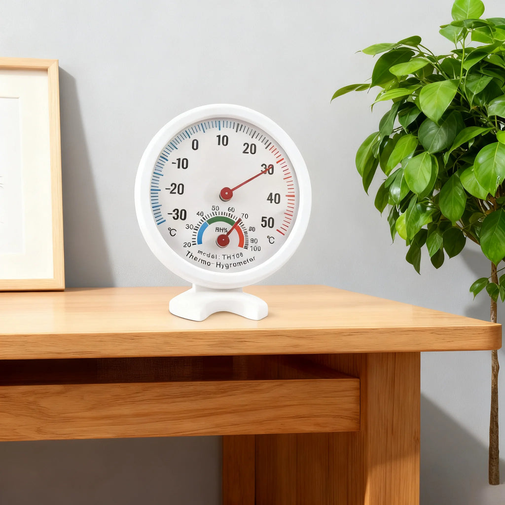 Mini Bell Analog Thermometer & Hygrometer | -30°C to 50°C Thermometer Hygrometer Oasis Select