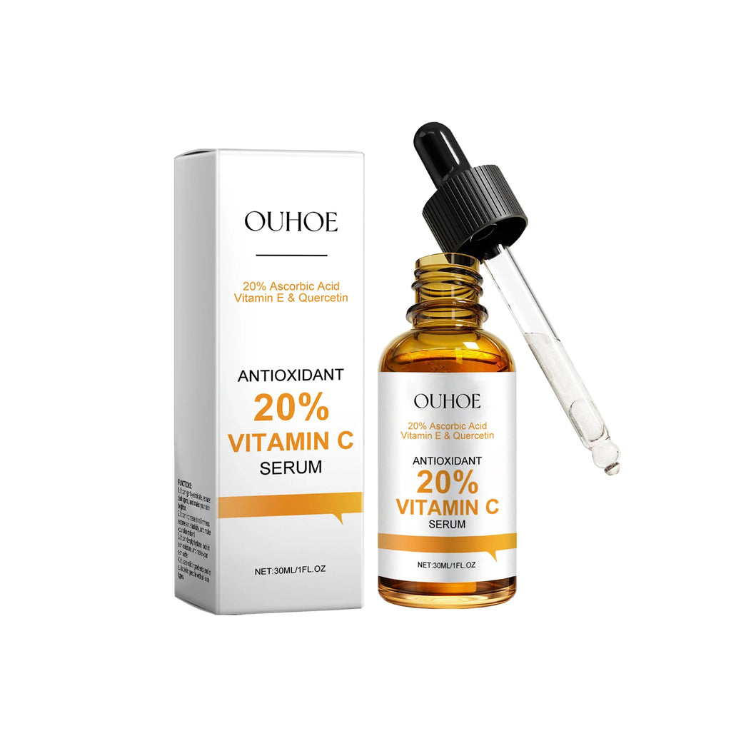 Vitamin C Facial Serum Anti Aging Deep Hydrating Fade Fine Wrinkles Brightening Moisturizing Repair Nourishing Skin Care Essence Oasis Select
