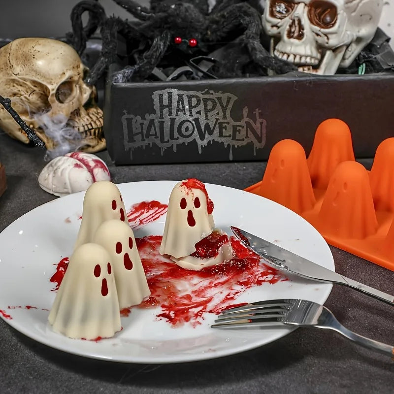 1/2pcs Halloween Silicone Mold - Ice Cube & Candy Mold for Chocolate, Jelly, Gummies, Crayons, Resin Crafts Oasis Select