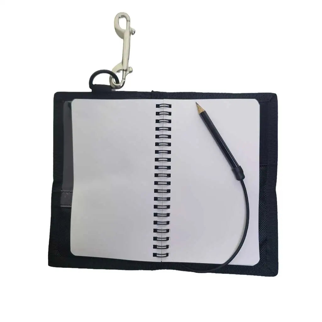 Professional 25-Page Dive Slate Erasable with 316 SS Buckle Underwater Snorkeling Swim Training Emergency Communication Notebook Oasis Select