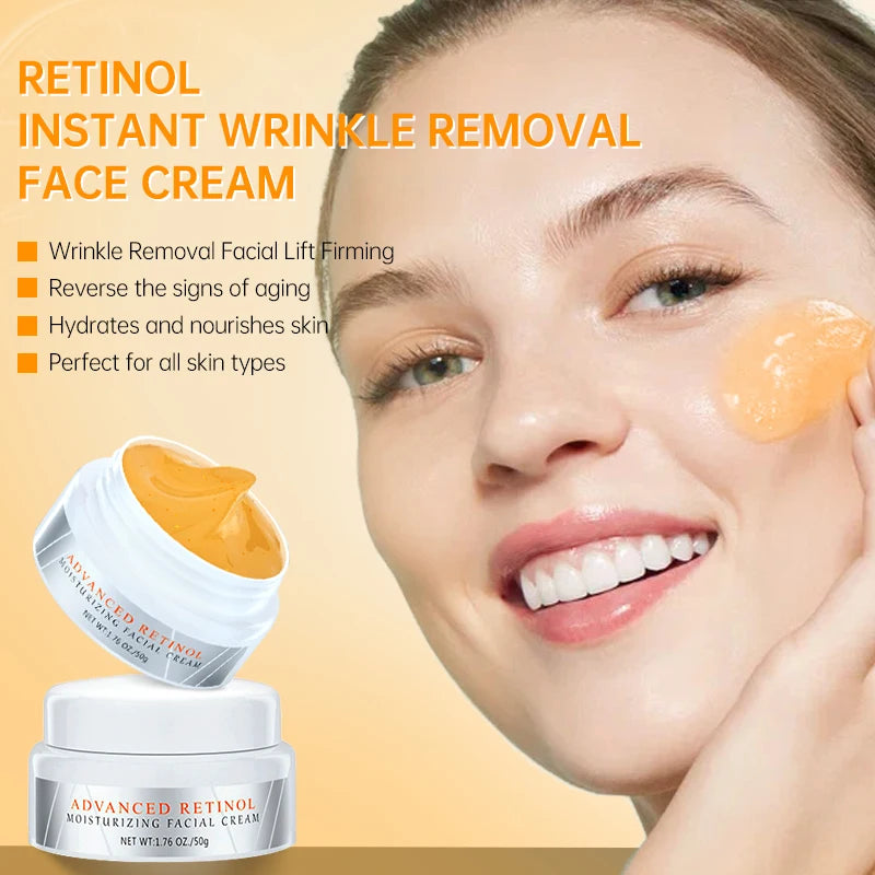 AUQUEST Retinol Wrinkle Face Cream Anti-Aging Smooth Fine Lines Facial Moisturizer Whitening Lift Firm Skin Care Beauty Health Oasis Select